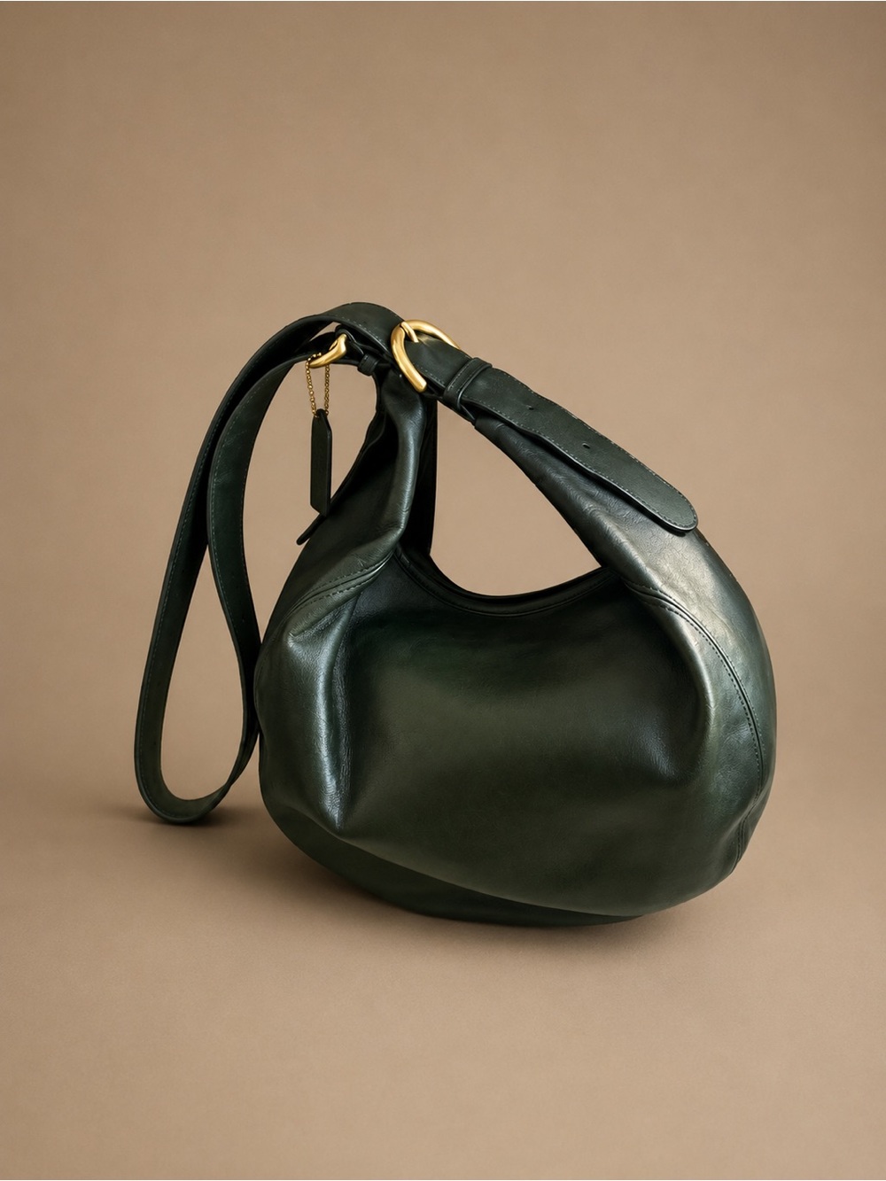Vintage coach Wooster bottle green